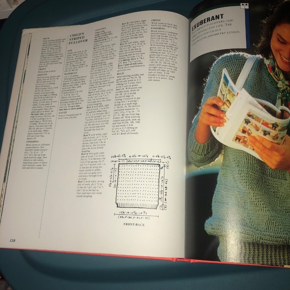 Glorious Crocheted Sweaters- out of print- 60 sweaters to crochet - gently used - Picture 7 of 9